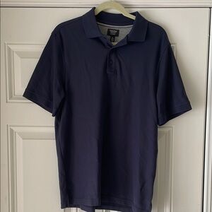 Men’s Nordstrom Navy Blue Polo Shirt Classic Design Short Sleeved